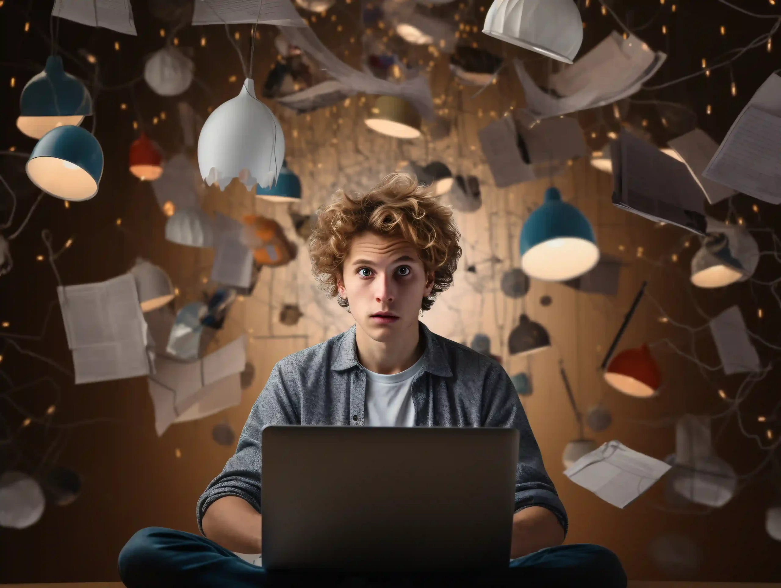 Information Overload in Online Learning When Too Many Options Become the Problem